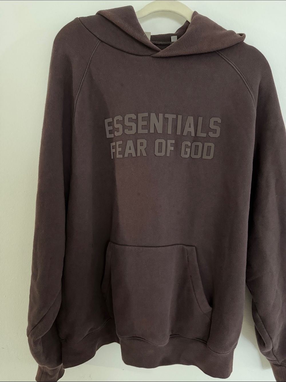 Essentials Fear of God Men's Hoodie - Deep Brown